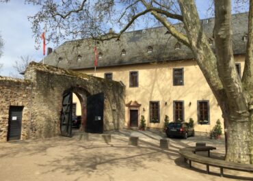 150523 Hochzeit Burg Eltville Burghof